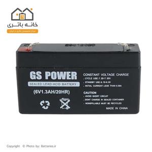 picture باتری سیلد اسید 6 ولت 1.3 آمپر جی اس پاور GS power