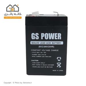 picture باتری سیلد اسید 6 ولت 2.8 آمپر جی اس پاور GS power