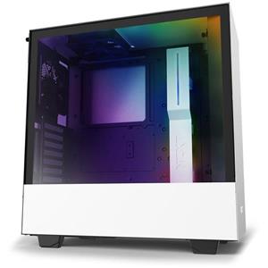 picture NZXT H510i Mid-Tower With HUE 2 RGB Lighting And Fan Control – Matte White