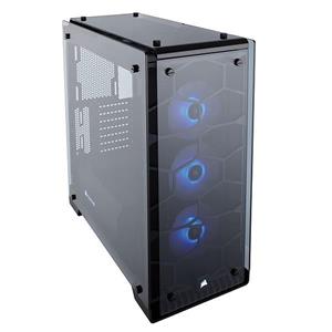 picture CORSAIR Crystal 570X RGB Tempered Glass Premium ATX Mid Tower Case – Black