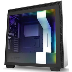 picture NZXT H710i Premium ATX Mid-Tower With HUE 2 RGB Lighting Lighting And Fan Control – Matte White