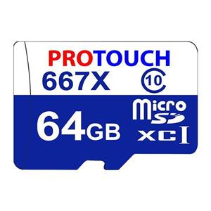 picture کارت حافظه پروتاچ مدل Ultra microSDXC کلاس 10 استاندارد UHS-1 U1 سرعت 100MBps ظرفیت 64 گیگابایت
