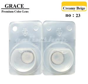 picture لنز رنگی گریس Creamy Beige شماره Grace Premium 23