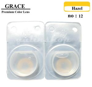 picture لنز روزانه رنگی گریس Hazel شماره Grace Premium 12