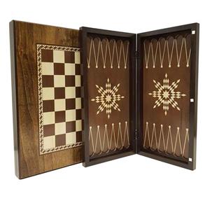 picture صفحه شطرنج و تخته نرد گردو مدل ستاره 1