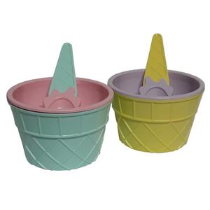 ست بستنی خوری 4 پارچه لوکس پلاستیک سری Qlux کد 612 