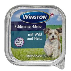 picture خوراک کاسه ای مناسب سگ بالغ با طعم گوشت برند وینستون 150