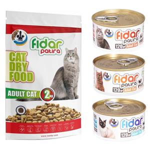 picture غذای گربه فیدار مدل Adult Pack مجموعه 4 عددی