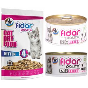 picture غذای بچه گربه فیدار مدل Kitten Pack مجموعه 3 عددی