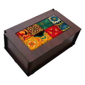 picture جعبه چای کیسه ای چوبی مدل JB15
