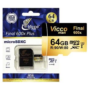 picture رم میکرو اس دی Micro SDXD Vicco Man 64GB C10 Final 600X