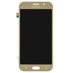 picture تاچ ال سی دی گوشی موبایل سامسونگ SAMSUNG GALAXY A720 / A7 2017 ساخت چین OLED طلایی