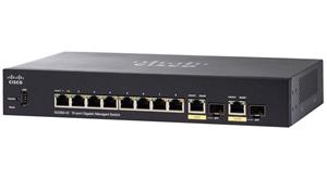 picture سوئیچ سیسکو SG350-10 10-Port Gigabit Managed Switch
