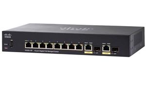 picture سوئیچ سیسکو SG350-10P 10-Port Gigabit PoE Managed Switch
