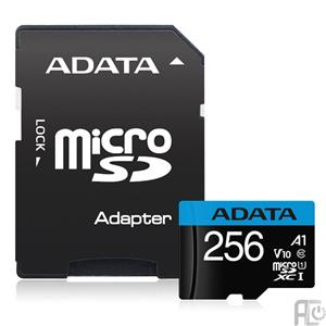 picture Micro SD: AData Premier V10 R100W25 256GB With Adapter