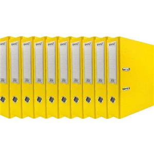 picture زونکن میکو سایز A4 با عطف 7.5 مدل GA 4414 بسته 10 عددی زرد