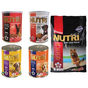picture بسته غذای سگ نوتری مدل Nutri Premium Pack مجموعه 5 عددی