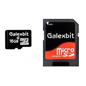 picture کارت حافظه microSDHC گلکسبیت مدل G16 کلاس 10 استاندارد UHS-I U1 سرعت 50MBps ظرفیت 16 گیگابایت به همراه آداپتور SD