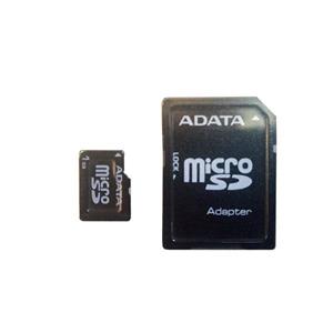 picture کارت حافظه‌ microSDHC ای دیتا مدل Premier کلاس 4 استاندارد UHS-I U1 سرعت 32MBps ظرفیت 1 گیگابایت به همراه آداپتور SD