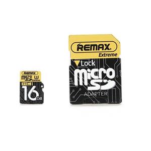 picture کارت حافظه microSDHC ریمکس مدل EXTREME کلاس 10 استاندارد UHS-III U3 سرعت 80MBps ظرفیت 16 گیگابایت به همراه آداپتور SD