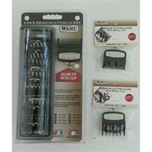 picture پک شانه ماشین اصلاح وال مدل Wahl Premium Cutting Guide with Metal Clip 8 Pack 3171-500