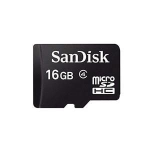 picture کارت حافظه microSDHC سن دیسک مدل MSD16QM کلاس 4 استاندارد SDHC سرعت 4MBps ظرفیت 16 گیگابایت