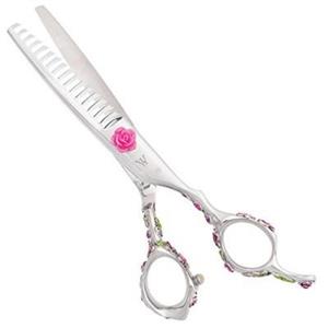 picture  Washi Beauty - Rosebud Multi-Color 14 Tooth Texturing Shear