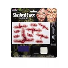 picture کیت جلوه های ویژه گریم Slashed Face Makeup Kit Costume Makeup
