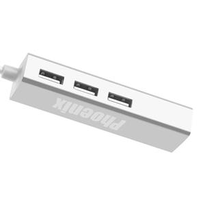picture هاب USB 2.0 به USB 2.0/Ethernet چهار پورت فونیکس مدل H-2210