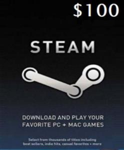 picture Steam Gift Card 100 $