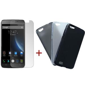 picture DOOGEE T6 Tempered Glass Screen Protector & Silicone Case
