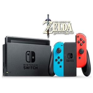 picture مجموعه کنسول بازی نینتندو مدل Switch Neon Blue and Neon Red Joy-Con