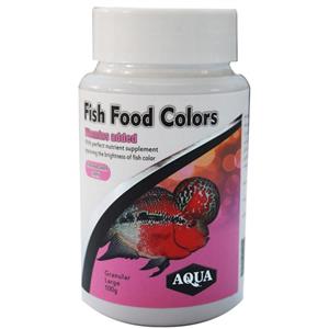picture Aqua Fish Food Colors For Flowers and Cichilids 100gr