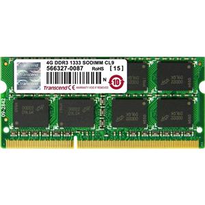 picture Transcend DDR3 1333 MHz SODIMM RAM - 4GB