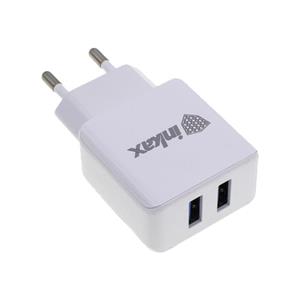 picture شارژر دیواری اینکاکس مدل CD-01-IP همراه با کابل لایتنینگ                                         Inkax CD-01-IP Wall Charger With Lightning Cable