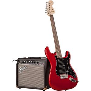 picture گیتار الکتریک فندر مدل Squier Strat Pack HSS Candy Apple Red