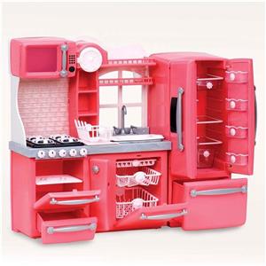 picture Pink Kitchen Set For 45Cm Doll Toy Set