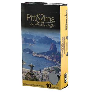 picture Pitti Coffee Nespresso Capsule Pittissima Pure Brazilian Pack Of 10