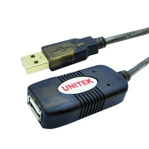 picture کابل افزایش طول USB 2.0 یونیتک مدل Y-262 به طول 20 متر                                         Unitek Y-262 USB 2.0 Extension Cable 20m