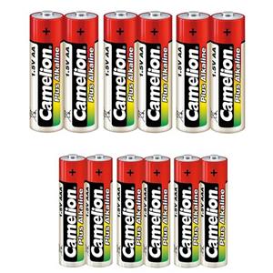 picture Camelion Plus Alkaline AA and AAA Battery Pack of 12