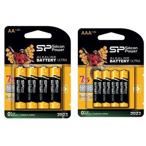 picture Silicon Power Alkalain Ultra AA and AAA Battery Pack of 8