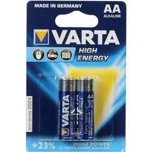 picture Varta High Energy Alkaline LR6AA Battery - Pack of 2