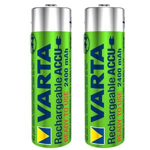 picture Varta 2400mAh Rechargeable AA Battery Pack of 2