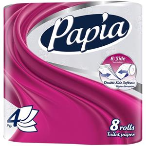 picture Papia B Side Toilet Tissues 8pcs
