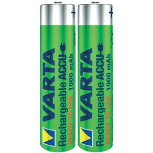picture Varta 1000mAh Rechargeable AAA Battery Pack of 2