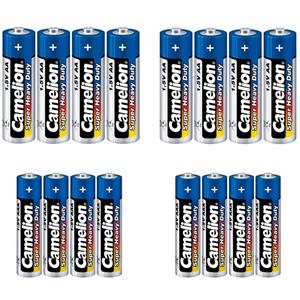 picture Camelion Super Heavy Duty AA And AAA Battery Pack Of 16