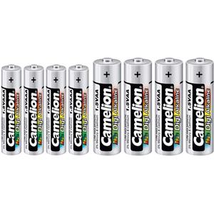picture Camelion Digi Alkaline AA and AAA Battery Pack Of 8