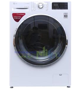 picture ماشین لباسشویی 10.5 کیلویی سفید بدون تسمه ال جی WM-1045CW