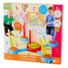 picture Play Go Musical Ring Toss 2447 Educational Game