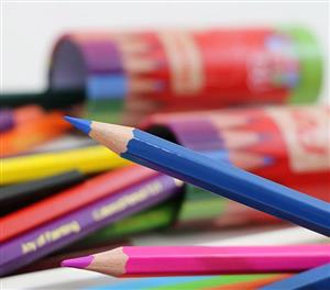 picture Panter RCP 101-12 Color Pencil مداد رنگی 12 رنگ جعبه استوانه‌ای بلند پنتر